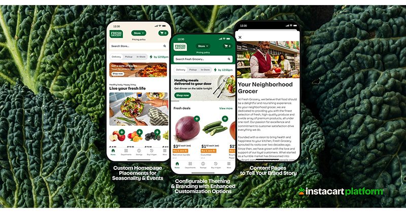 Instacart shoppable campaigns