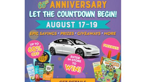 Natural Grocers anniversary flyer