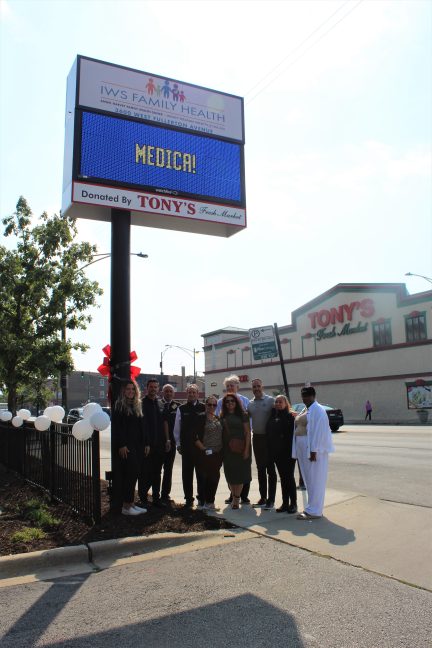 Tony's Fresh Market IWS Family Health billboard