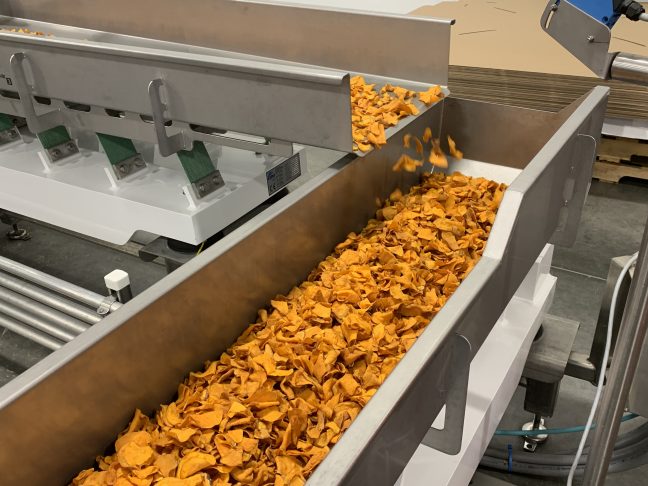 Jackson's sweet potato chips production