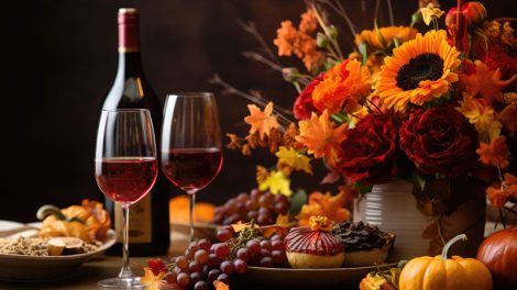 fall and winter table setting