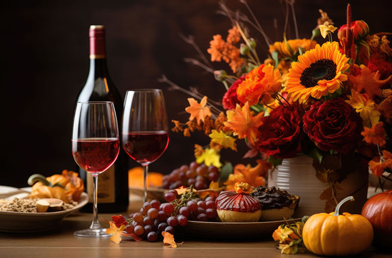 fall and winter table setting