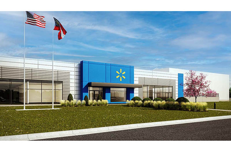 Walmart's milk processing facility in Valdosta, Georgia.