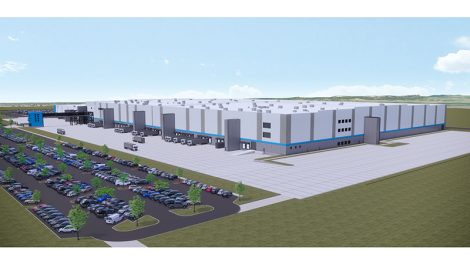 Walmart's Stockton fulfillment center rendering