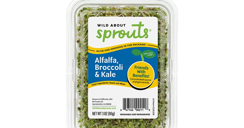 Wild About Sprouts alfalfa broccoli kale product