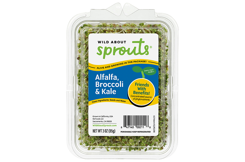 Wild About Sprouts alfalfa broccoli kale product