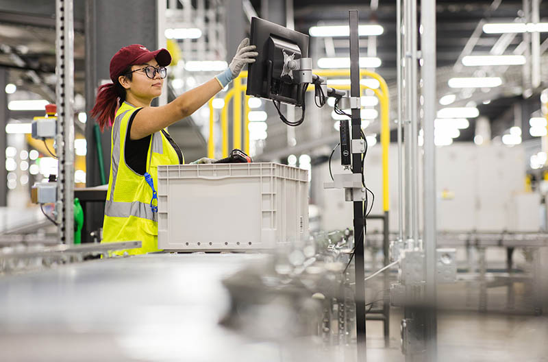 Walmart's fulfillment center in Lancaster, Texas