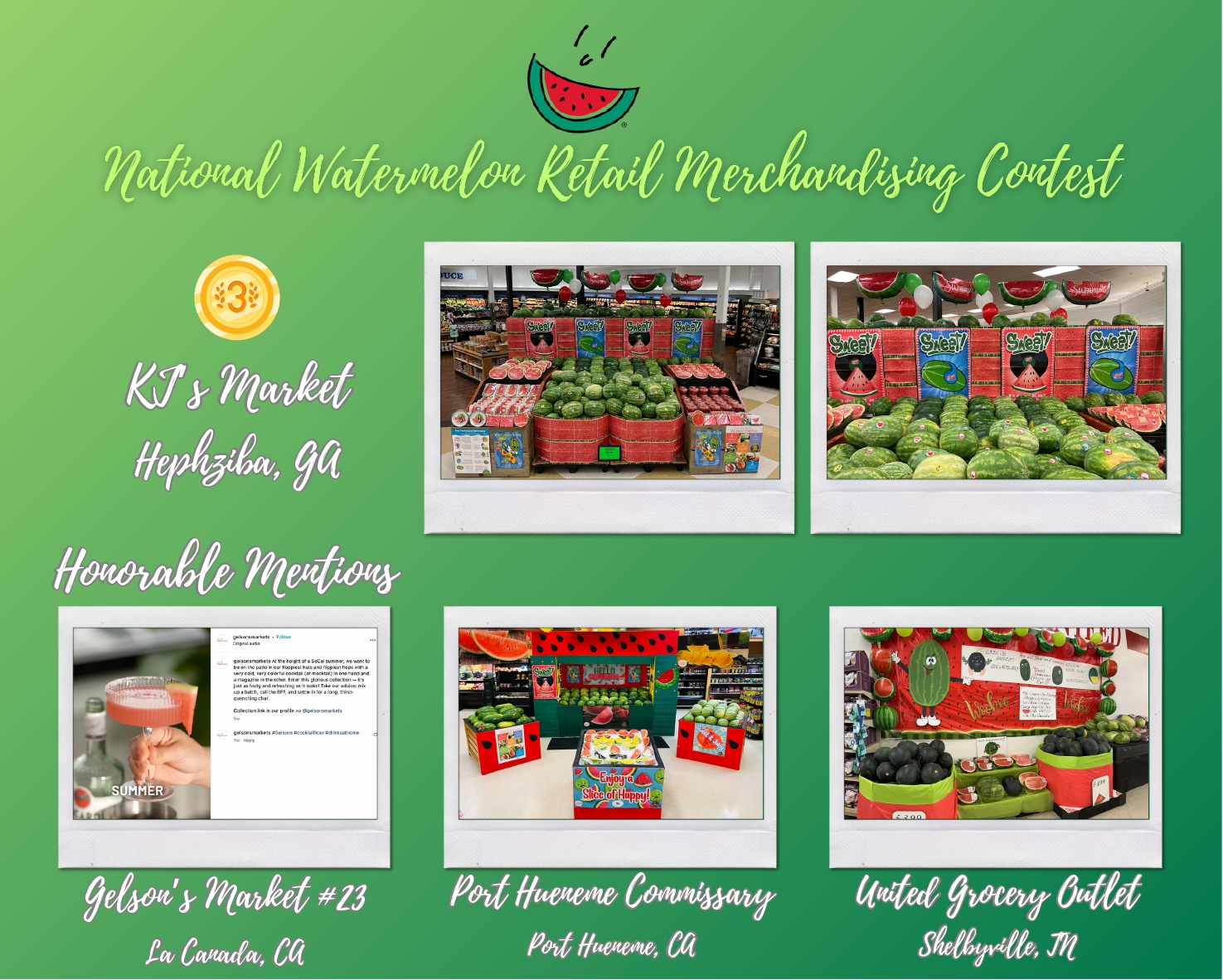 Watermelon Board retail merchandising contest