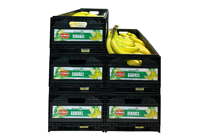 Fresh Del Monte banana crates