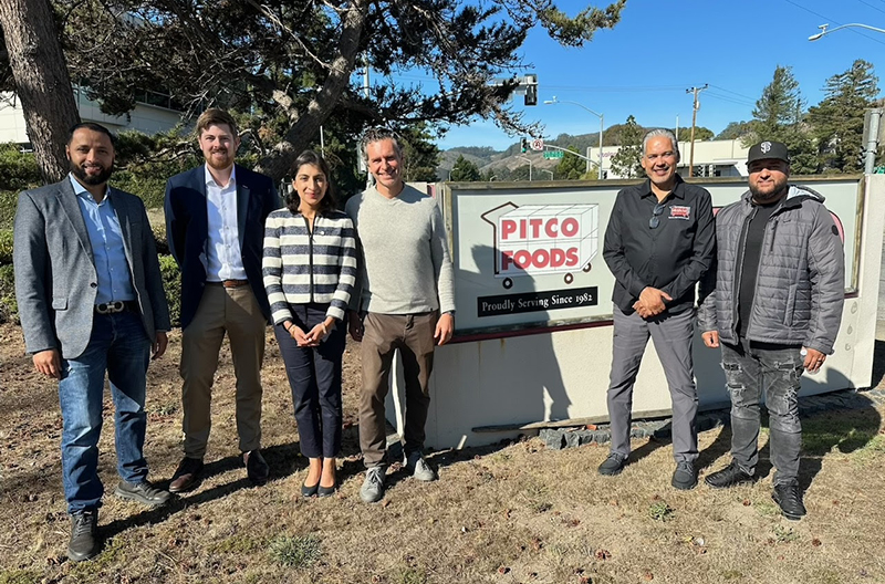 FTC Khan tours PITCO Foods' distribution warehouse