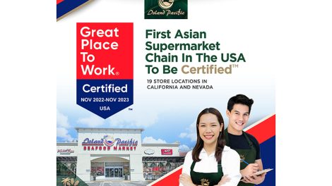 Island Pacific Supermarket has been recognized by Fortune Magazine as one of the “Top 20 Best Large Workplaces in Retail.”