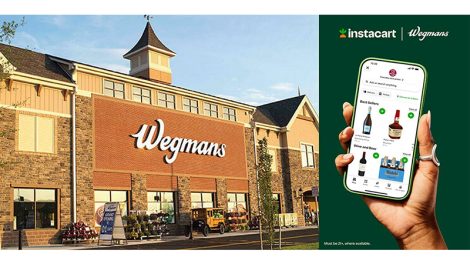 Instacart has begun alcohol delivery in partnership with Wegmans.