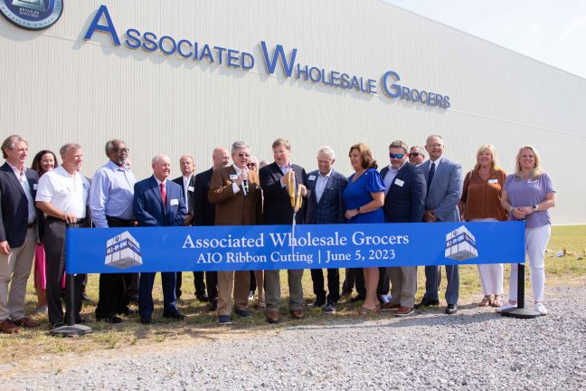 AWG distribution hub's ribbon cutting