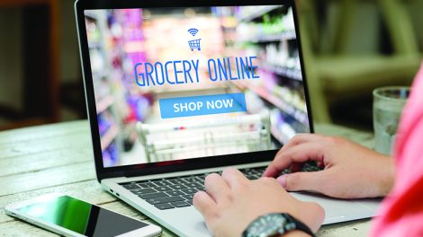 online grocery sales e-commerce coupons retail apps