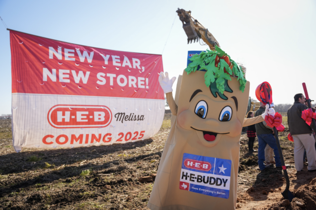 H-E-B Melissa groundbreaking