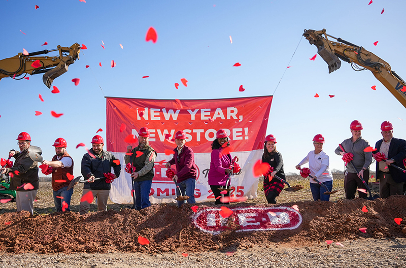 H-E-B Melissa groundbreaking