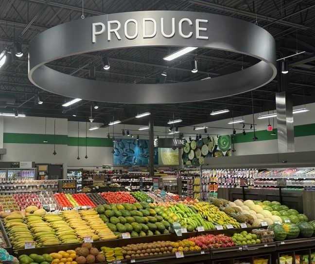 Publix produce department at the store in Key Largo, Florida