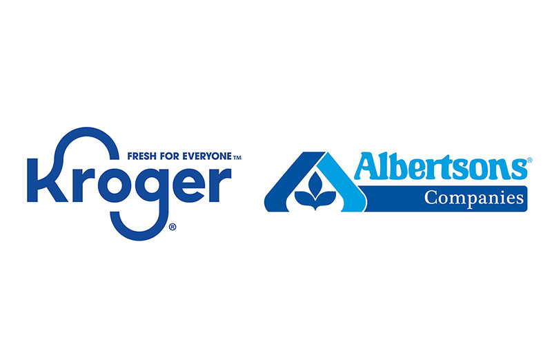 Kroger Albertsons logos