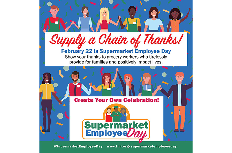 FMI Supermarket Employee Day poster