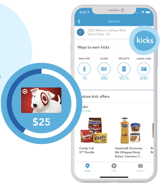 Shopkick app screenshot