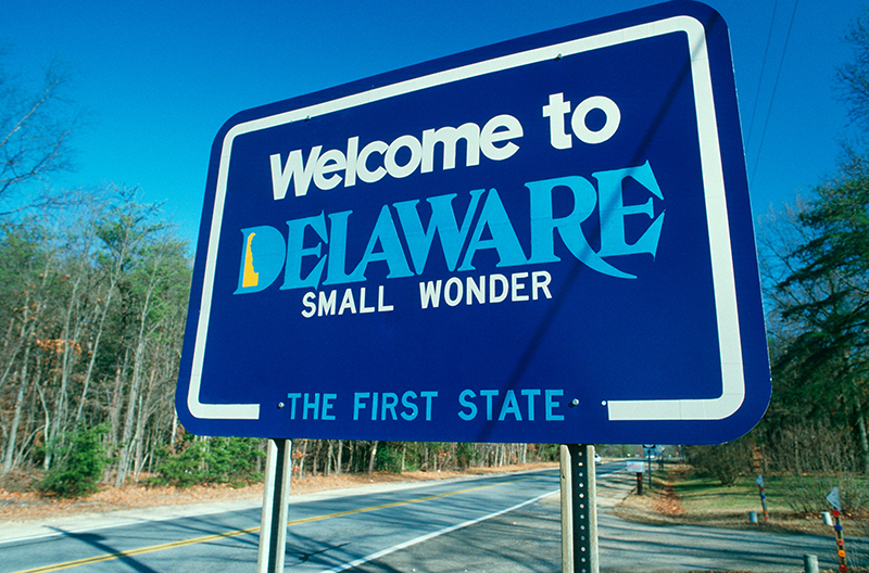 Delaware sign