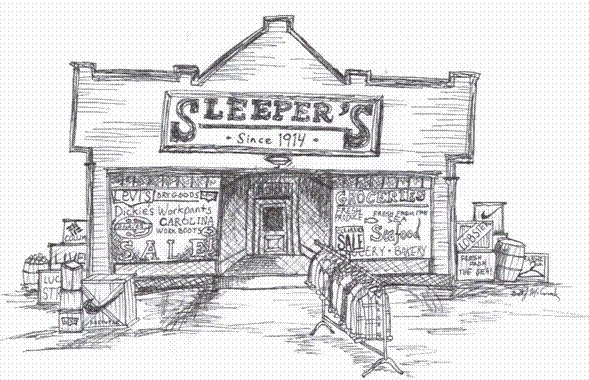 drawing of Sleeper's