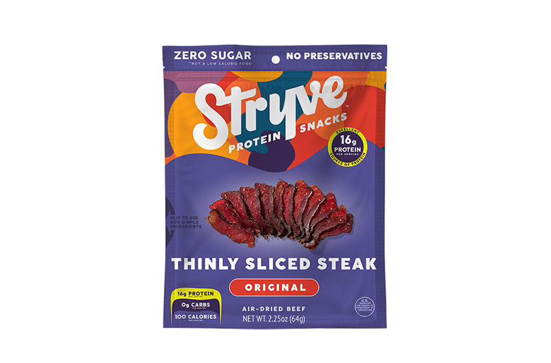 Stryve Foods updated packaging