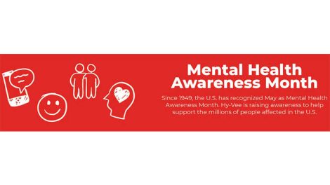 Hy-Vee graphic on Mental Health Awareness Month