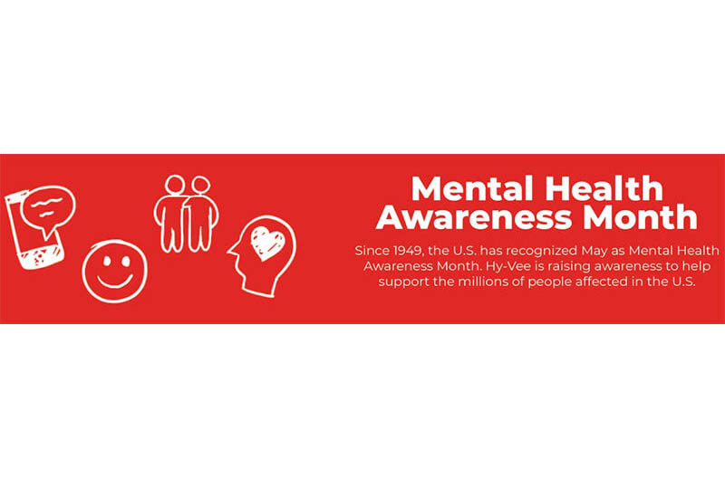 Hy-Vee graphic on Mental Health Awareness Month