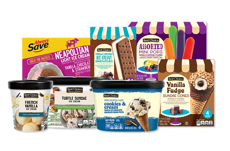 AWG Brands Ice Cream private label