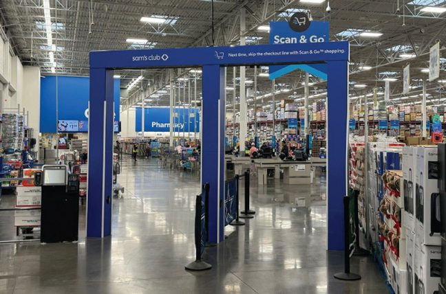 Sam's Club exit technology