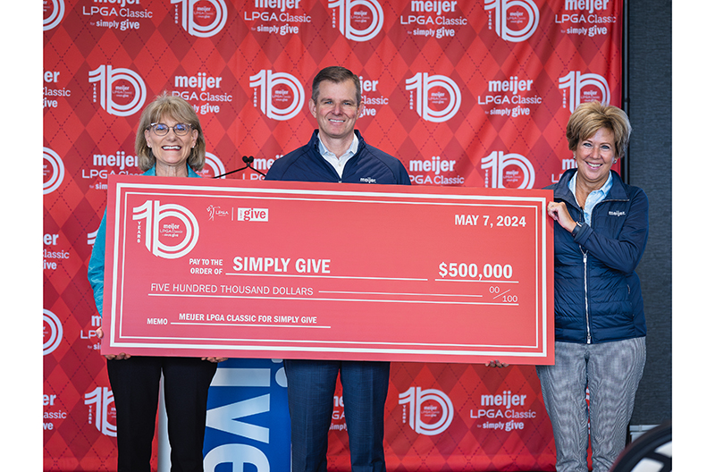 Meijer LPGA anniversary donation