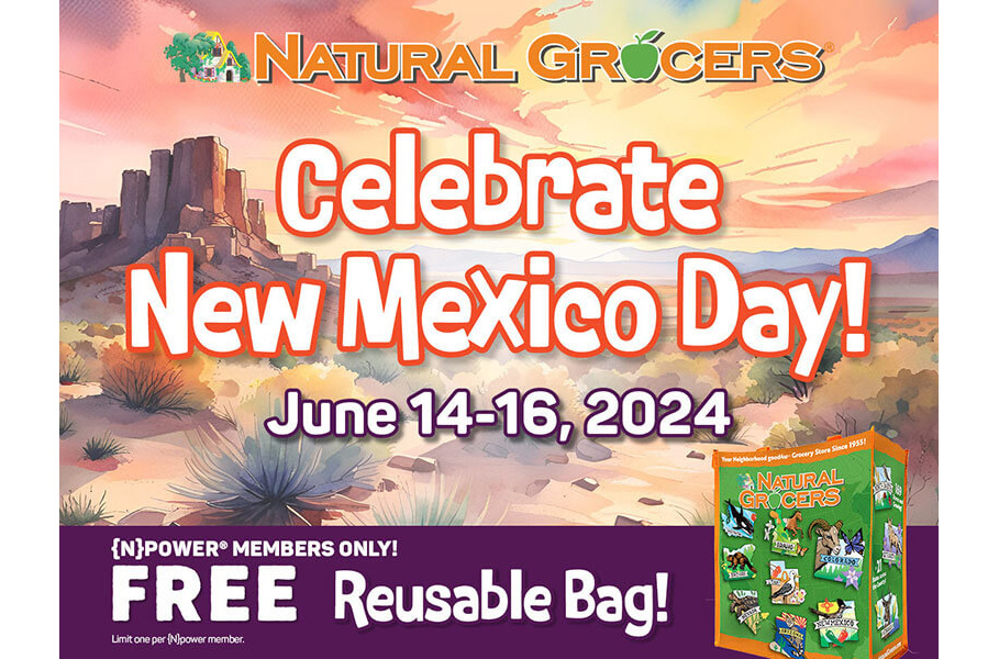 Graphic of Natural Grocers New Mexico Day event