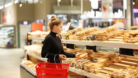 grocery bakery shopper