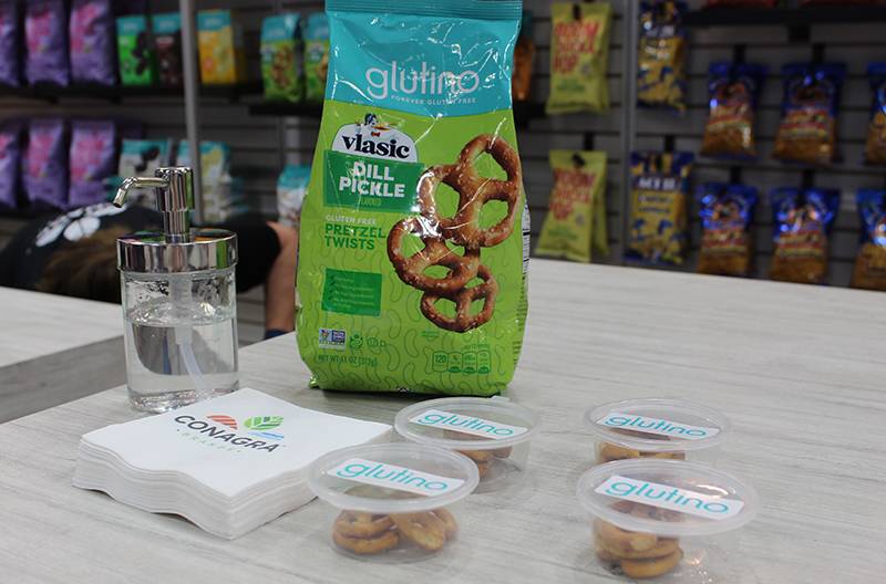 Conagra Brands' Glutino dill pickle flavored pretzels