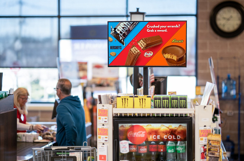 Grocery TV powers in-store retail media networks for Harps Food Stores.