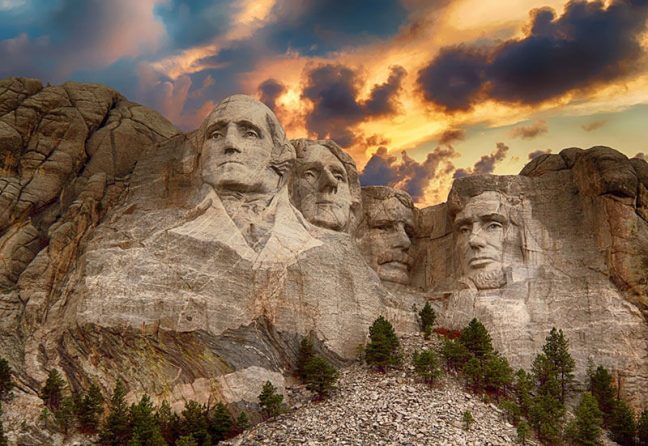 photo of Mount Rushmore in South Dakota