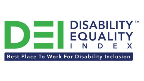 Best Place To Work For Disability Inclusion award from DEI logo