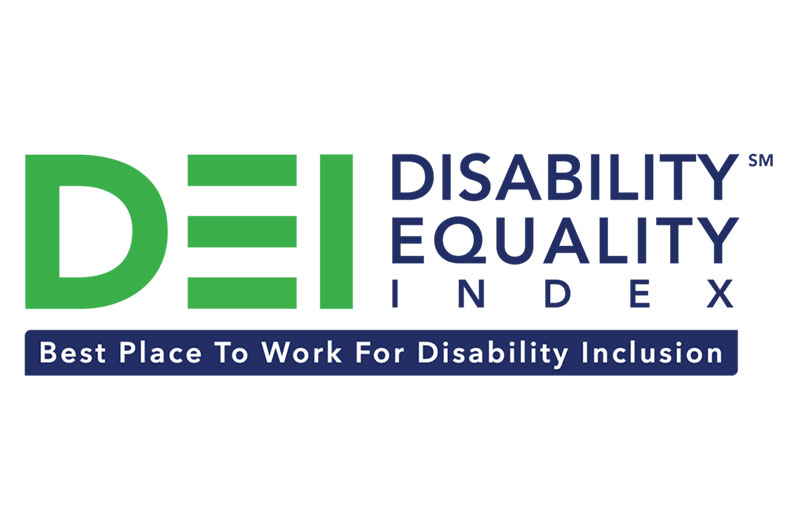 Best Place To Work For Disability Inclusion award from DEI logo