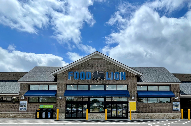 Food Lion storefront in Garner, North Carolina