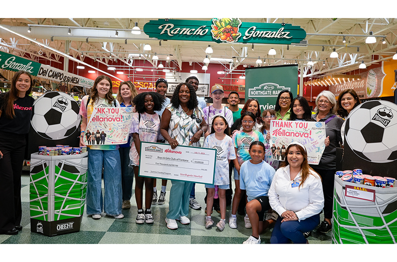 Northgate González Market and Kellanova have donated $5,000 to the Boys and Girls Club of Fontana.