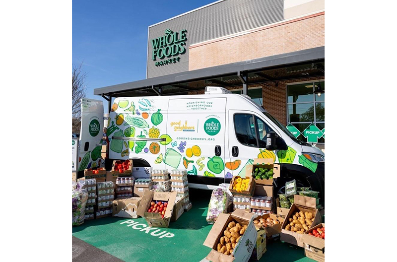 Whole Foods van donation