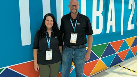 image of Acosta Group executives Kathy Risch and John Dubois at IDDBA