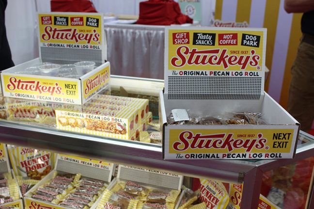 image of boxes of Stuckey's pecan log rolls