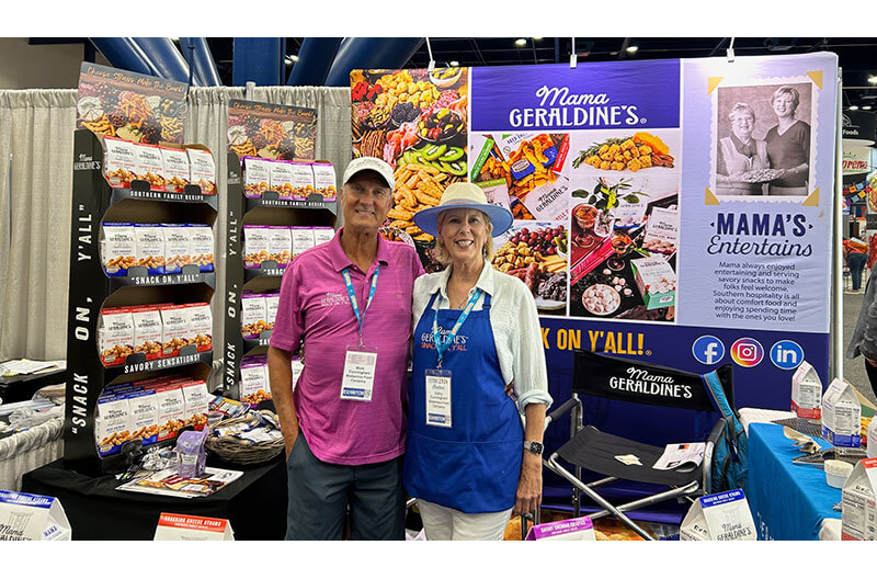 image of Mama Geraldine's booth at IDDBA show