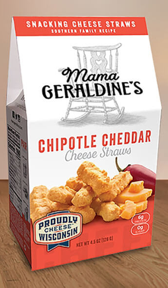 image of Mama Geraldine's cheese straw package