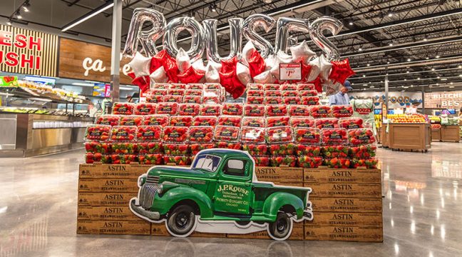 image of produce display at Rouses Market