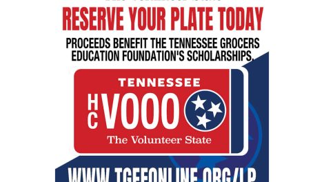 graphic promoting sale of TGCSA license plate