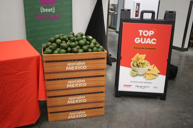 The Giant Co. makes avocado donation and help host the Top Guac competition.