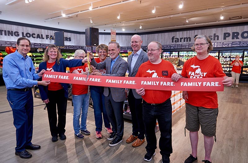 SpartanNash held a grand reopening for its newly remodeled Family Fare concept store in Holland, Michigan.